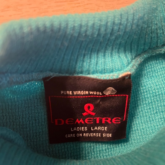 Demetre Vintage Ski Sweater Ladies L - Picture 5 of 5